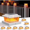 thumbnail image 2 of 5-Pack JAYXC HOME Solar White Cap Lights With 4 SMD LEDs For 5x5 PVC/Vinyl Posts 2 of 5