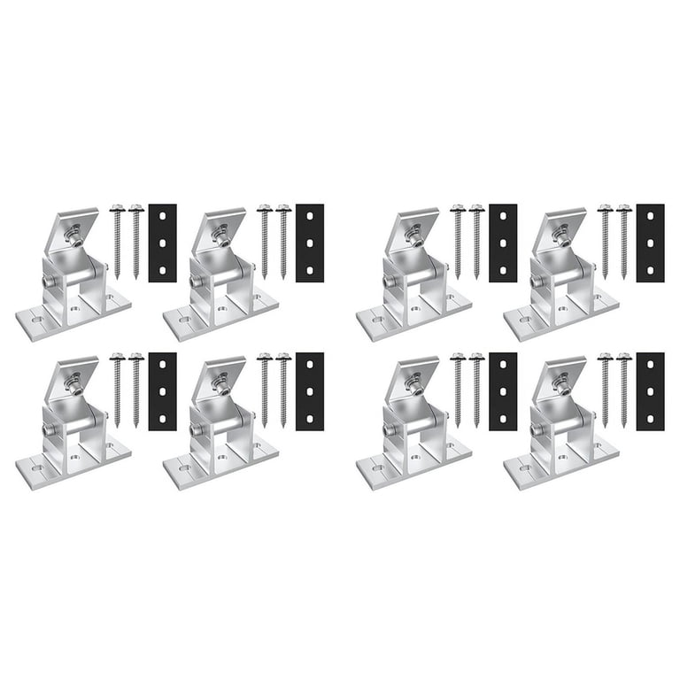4PCS Adjustable Solar Panel Tilt Mount Brackets Aluminum 4PCS Adjustable Solar Panel Tilt Mount Brackets Aluminum