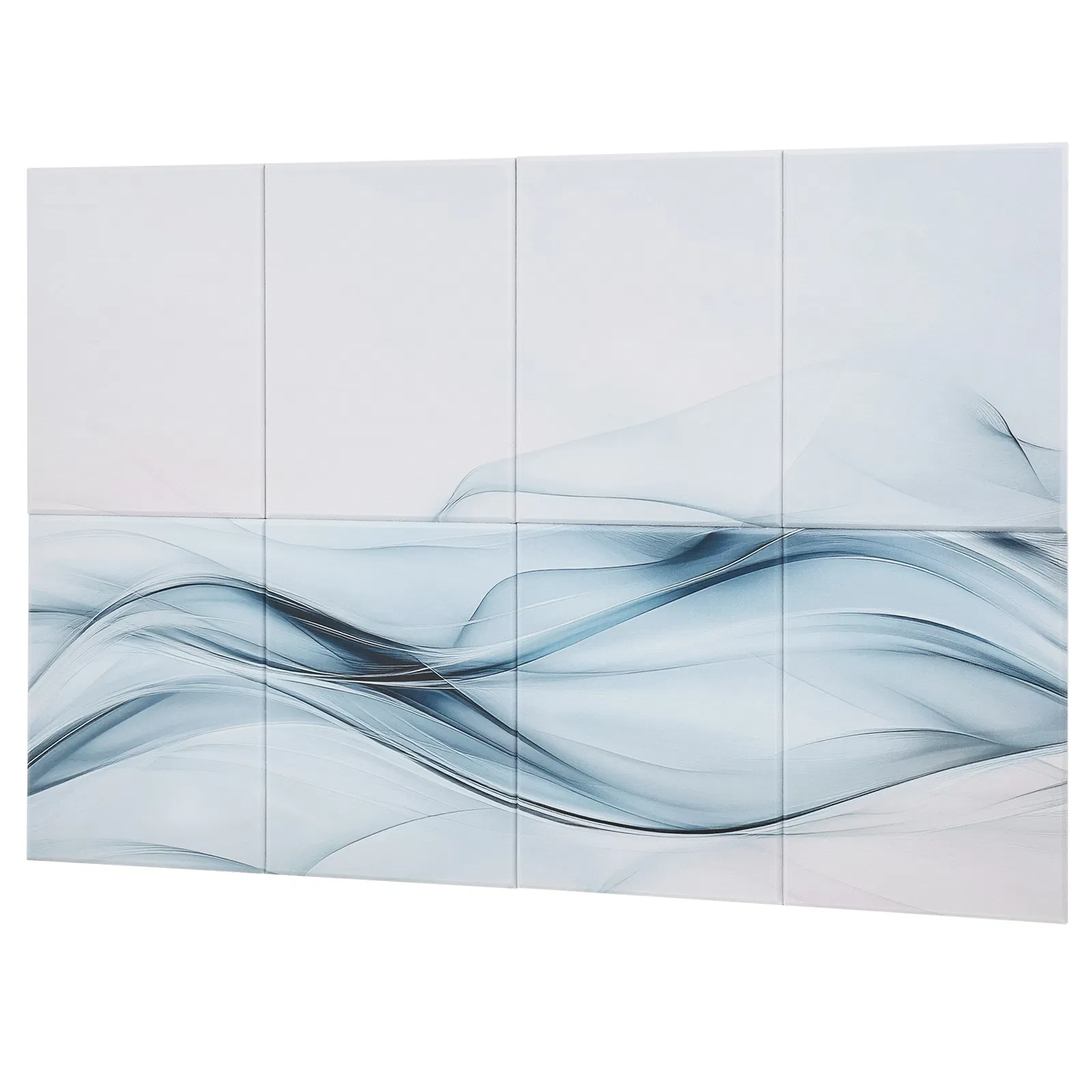 8 Pack Soundproof Acoustic Panels 47.24x23.62in Self-Adhesive Decorative Sound Absorbing Wall Tiles for Home Office Studio Gaming Room Theater