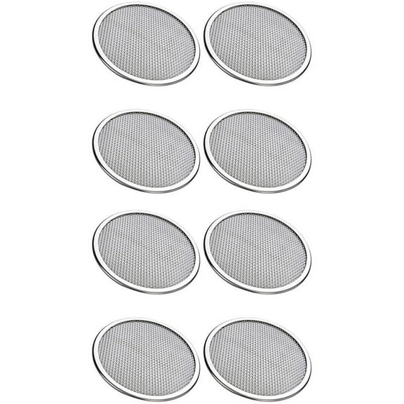 8 Pack Sprouting Screen Lids, Stainless Steel Lid Screen for 86Mm Regular Mouth Jar(Ring Not Included)