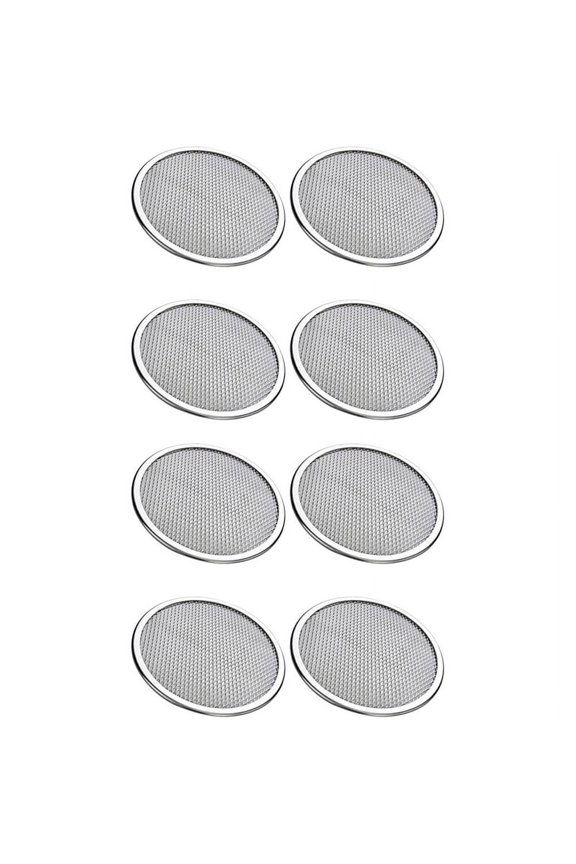 8 Pack Sprouting Screen Lids, Stainless Steel Lid Screen for 86Mm Regular Mouth Jar(Ring Not Included)