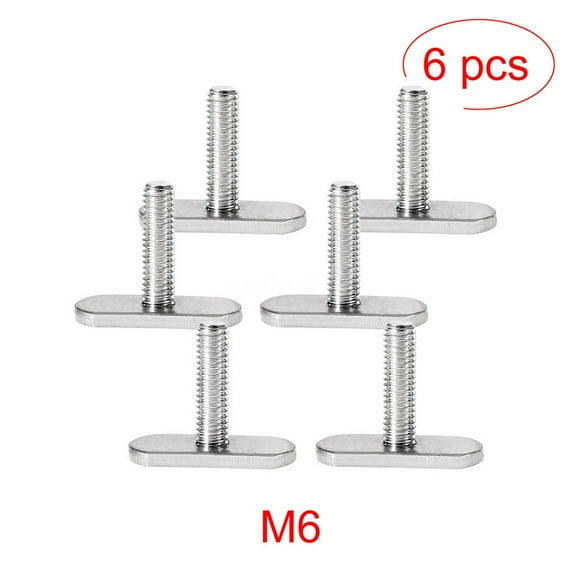 8 Pack Stainless Steel Kayak Rail Track Screws and Nuts Kit - M5 T-Slot Bolt Replacement for Fishing Rod Holder, Camera Mount, Kayak Accessories Installation (M5)