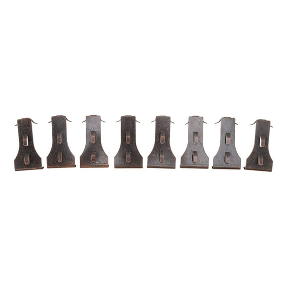 8 Pack, Steel Bricks Holders 2.125-2.375 Inch Heights Universal Brick Hooks