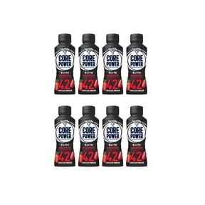 8 Pack Strawberry core power elite 14 FL oz protein shake