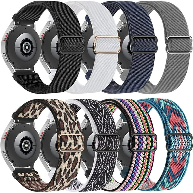 8 Pack Stretchy Bands Compatible with Samsung Galaxy Watch 5 /Galaxy ...