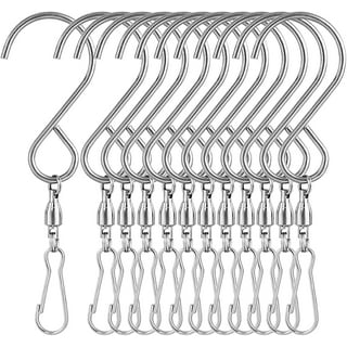 8 Pack Spinning Double Clip Swivel Hooks for Wind Spinners, Windsock, Bird  Feed