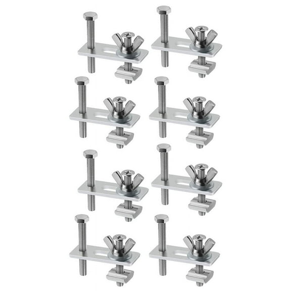8 Pack T-Track Clamp,Mini T Track Hold Down Clamps Kit Compatible with 3018-PRO,3018-PROVer,1810-PRO CNC Router Machine