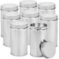 8 Pack Tea Tin Canister with Airtight Double Lids, 33 Fluid oz Tea ...