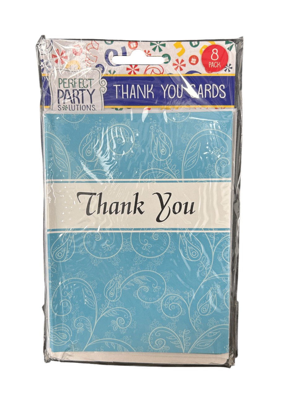 8 Pack Thank You Cards, Envelopes, Assorted Designs for Parties, Events ...