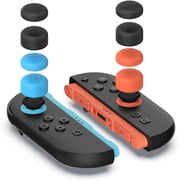 8 Pack Thumb Grips Compatible with NS Switch 2 2025, Thumb Grip Caps for Switch 2, Enhanced Gaming Grip Set, Joycon Grip Button Stick Cover, Improve Control and Guard Joystick Wear