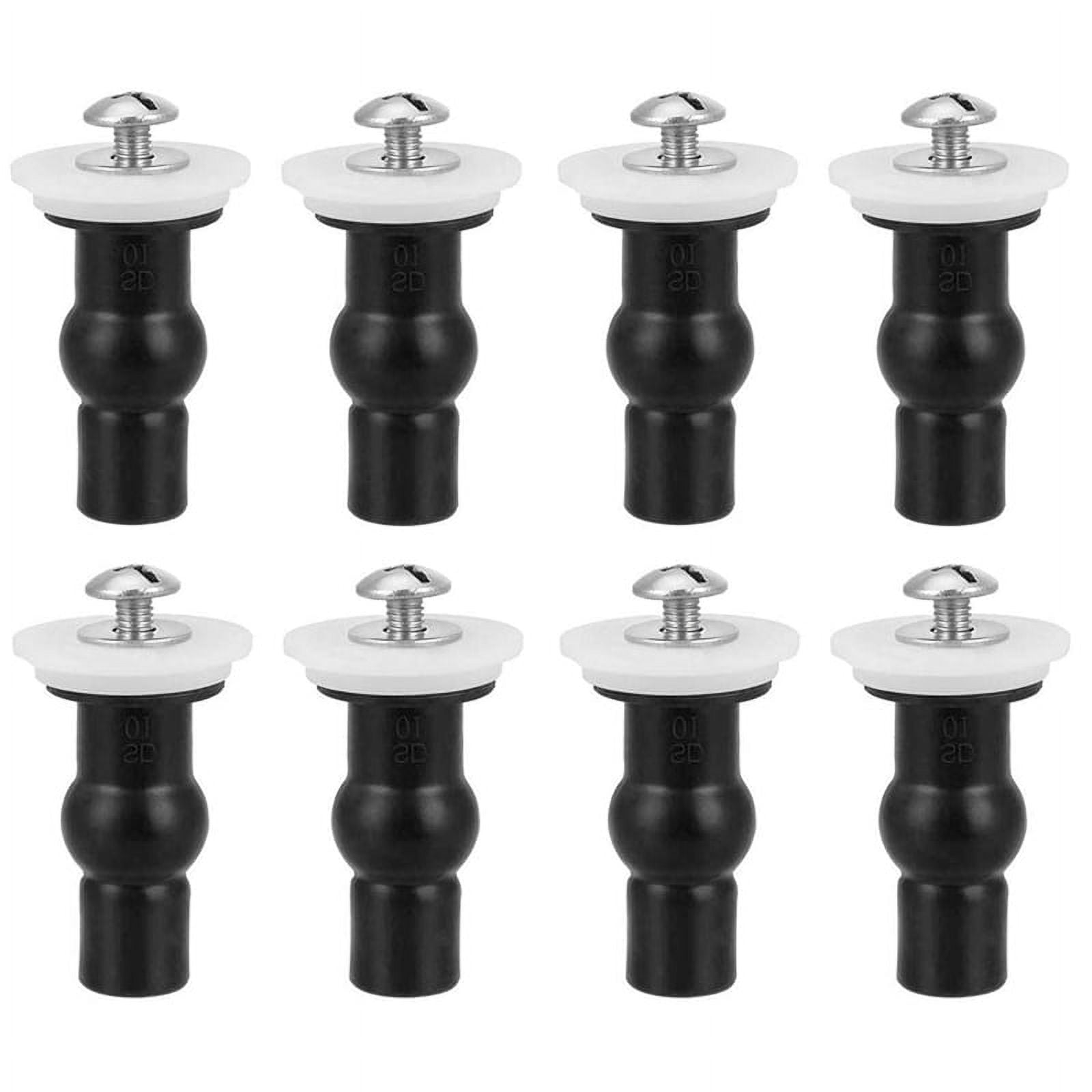 8 Pack Toilet Screws Toilet Hinges Bolt Expanding Rubber Top Nuts Screw