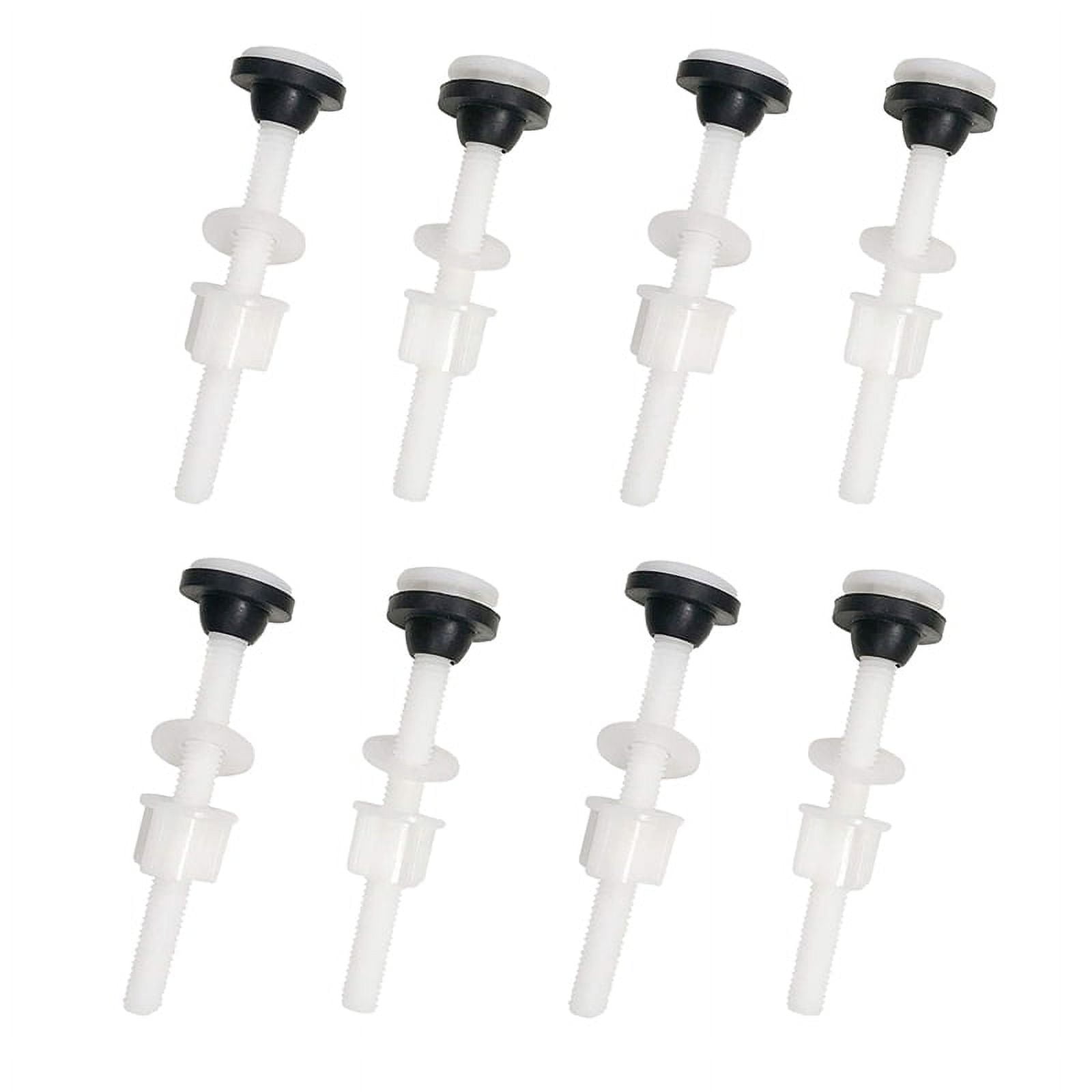 8 Pack Toilet Tank Plastic Bolts M10 Tank to Bowl Bathroom Toilet