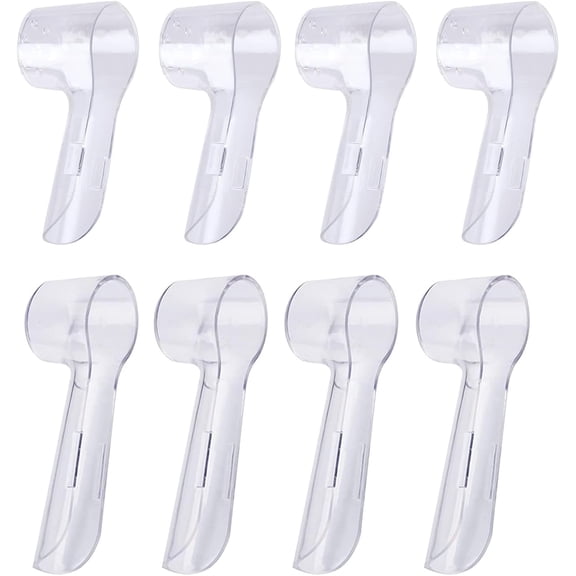 8 Pack Toothbrush Cover for Protecting Oral-B Replacement Brush Heads Electric Toothbrush, Portable Travel Brush Heads Caps, Convenience for Travel and Everyday Use