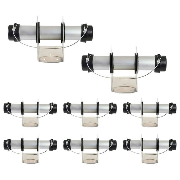 (8 Pack) Trailer Document Holder Registration Card Box Insurance Aluminum 5-3/4"(H) x 2-4/5"(W) x 4"(D)