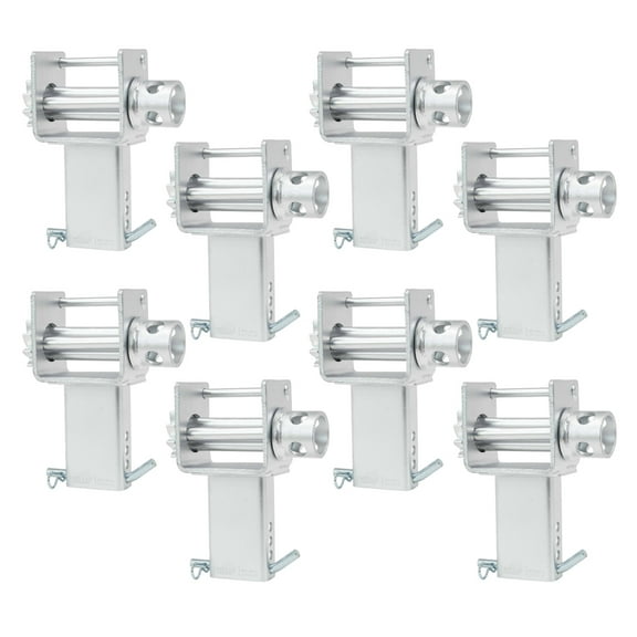 (8 Pack) Trailer Stake Pocket Winch Zinc Plated Flatbed Utility Capacity# 16200 lbs