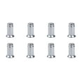 thumbnail image 1 of (8 Pack) Tusk Flat Base Lug Nut 10mm x 1.25mm Thread Pitch w/14mm Head Chrome For Bombardier Traxter 500 4x4 1999-2005, 1 of 6