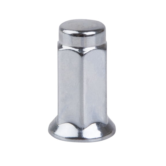 (8 Pack) Tusk Flat Base Lug Nut 10mm x 1.25mm Thread Pitch w/14mm Head Chrome For Yamaha YFZ 450 2004-2009,2012-2013