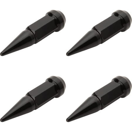 Tusk Spike Tapered Lug Nut 12mm x 1.25mm Thread Pitch Black