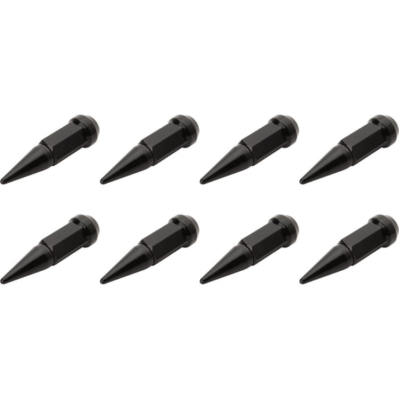 (8 Pack) Tusk Spike Tapered Lug Nut 12mm x 1.25mm Thread Pitch Black For YAMAHA Wolverine X2 850 R-Spec 2022