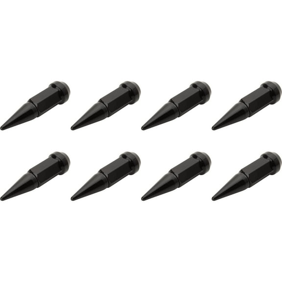 (8 Pack) Tusk Spike Tapered Lug Nut 12mm x 1.25mm Thread Pitch w/ 17mm Head Black for CFMOTO ZforCE 950 Sport 4 2024-2025