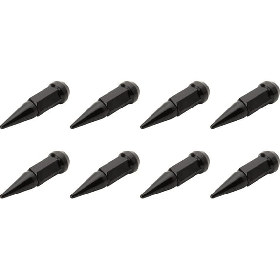 (8 Pack) Tusk Spike Tapered Lug Nut 12mm x 1.50mm Thread Pitch Black For POLARIS RZR Pro R Premium 2022