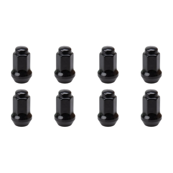 (8 Pack) Tusk Tapered Lug Nut 10mm x 1.25mm Thread Pitch w/14mm Head Black For KAWASAKI MULE 610 4x4 2005-2009,2011-2016