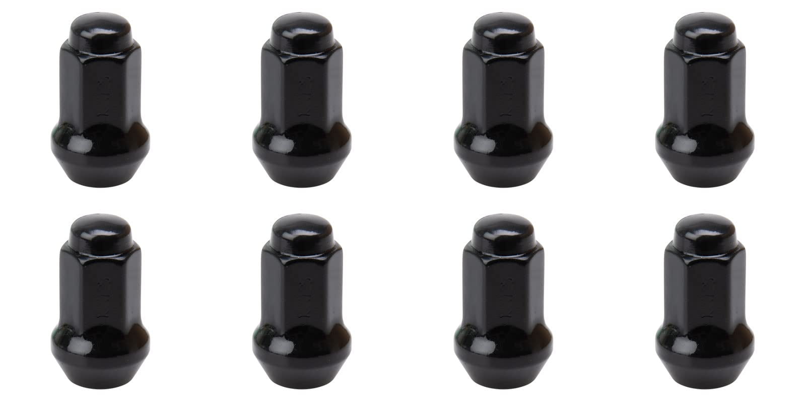 (8 Pack) Tusk Tapered Lug Nut 10mm x 1.25mm Thread Pitch w/14mm Head Black For KYMCO UXV 700i SP 2014