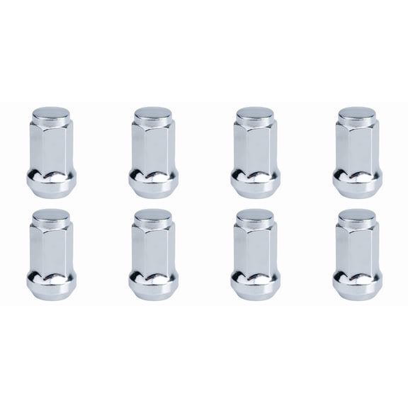 (8 Pack) Tusk Tapered Lug Nut 10mm x 1.25mm Thread Pitch w/14mm Head Chrome For YAMAHA RHINO 700 FI 4x4 Auto 2008-2009,2011-2013