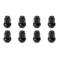thumbnail image 1 of (8 Pack) Tusk Tapered Lug Nut 3/8 inch with 14mm Head Black for Polaris Sportsman 500 HO 2008-2013, 1 of 2