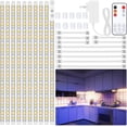 thumbnail image 1 of 8-Pack Under Cabinet LED Strip Lights – 13ft Adjustable Length, Dimmable & Safe ETL Power Adapter, Perfect for Home Decor & Task Lighting, 1 of 7