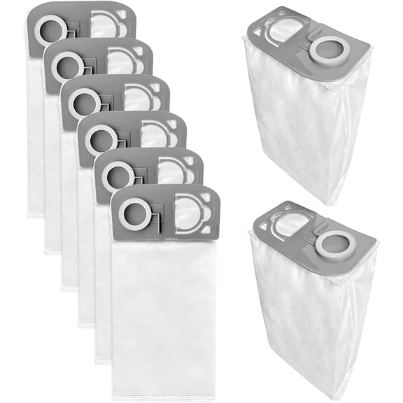 8 Pack Vacuum Cleaner Bags Compatible for Riccar R25 Series R25S, R25D, R25P Upright Vacuums, #Part R25HC-6