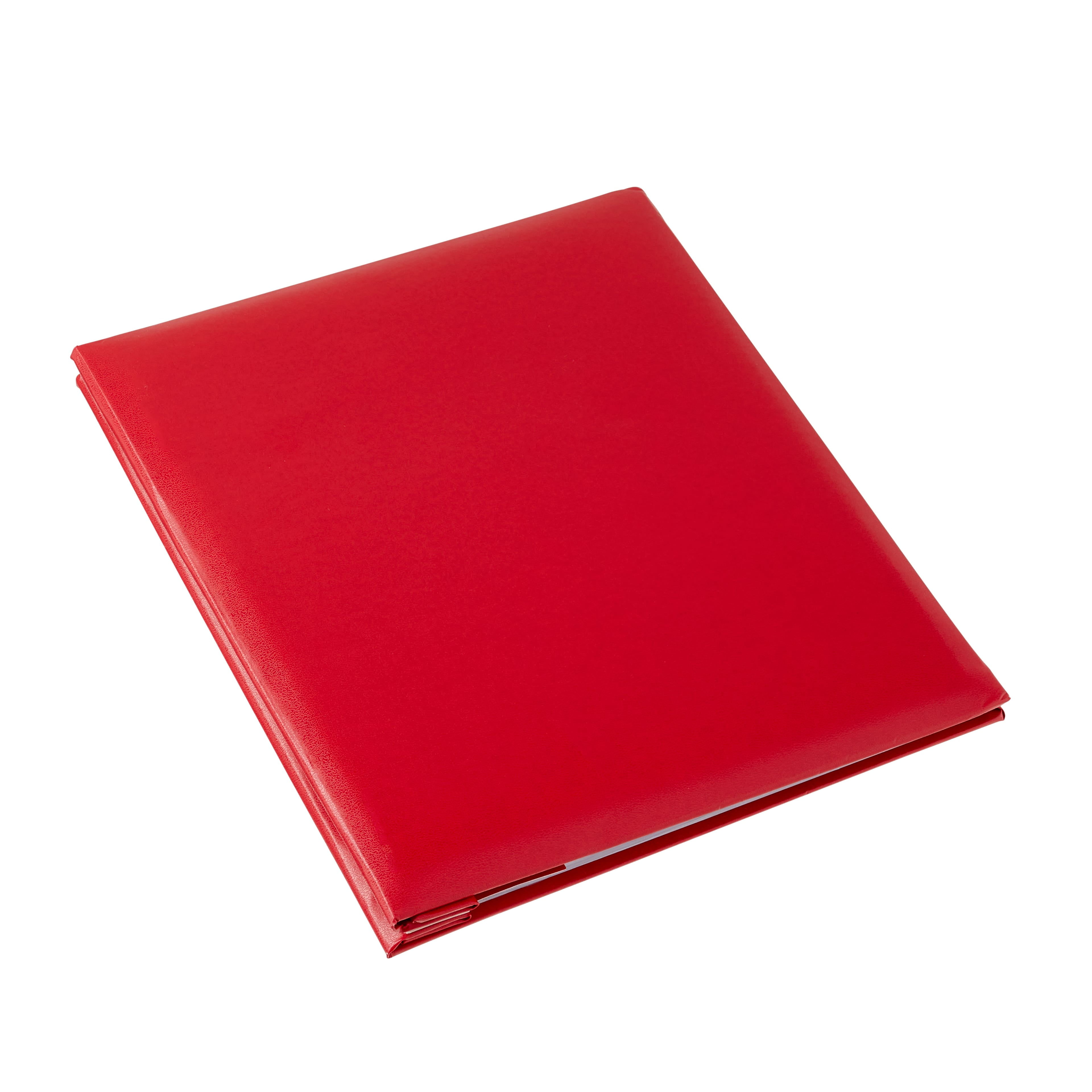 Recollections Red 8” X 6” Faux Leather Scrapbook Album New