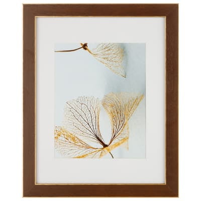 8 Pack: Walnut & Gold Trim Frame with Mat - Gallery by Studio Décor®