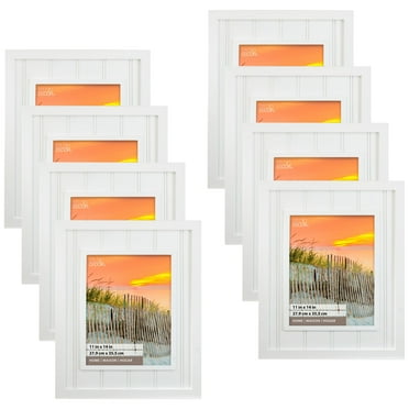 8 Pack: White Beadboard 11" x 14" Frame - Home by Studio Décor®