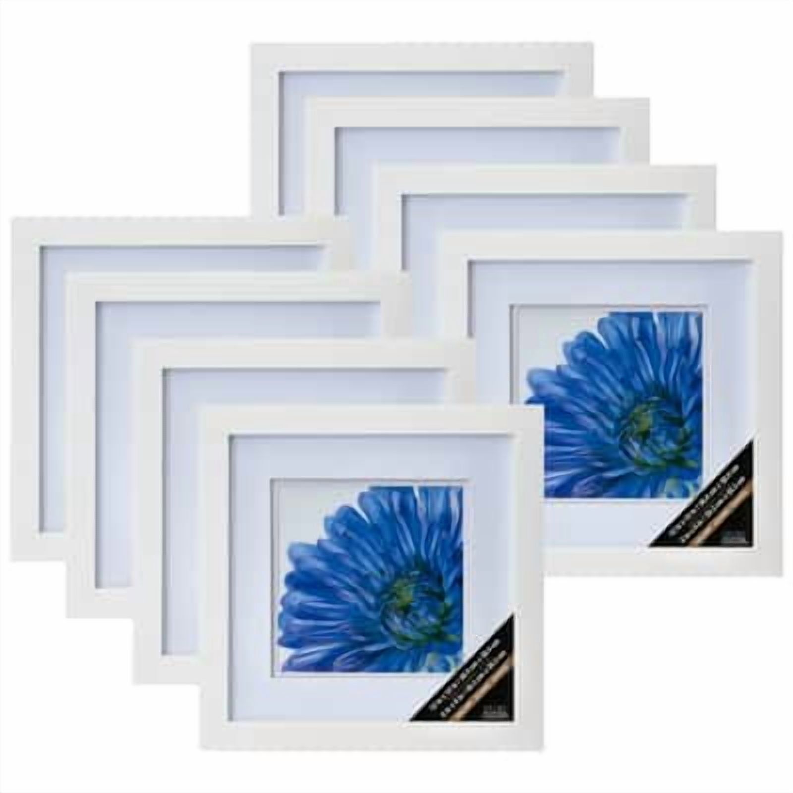 Studio D√©cor White Square Gallery Wall Frame, 8 Pack