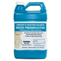 8-Pack of 1 gal Green Products 34001 Green's Clear Clear Water‐Based Wood Preservative