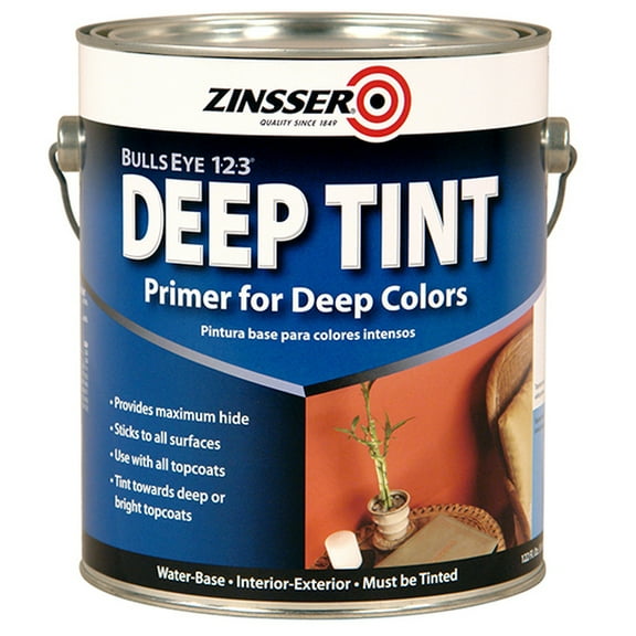 8-Pack of 1 gal Zinsser 02031 Tint Base Bulls Eye 1-2-3 Water-Based Stain Blocking Primer/Sealer