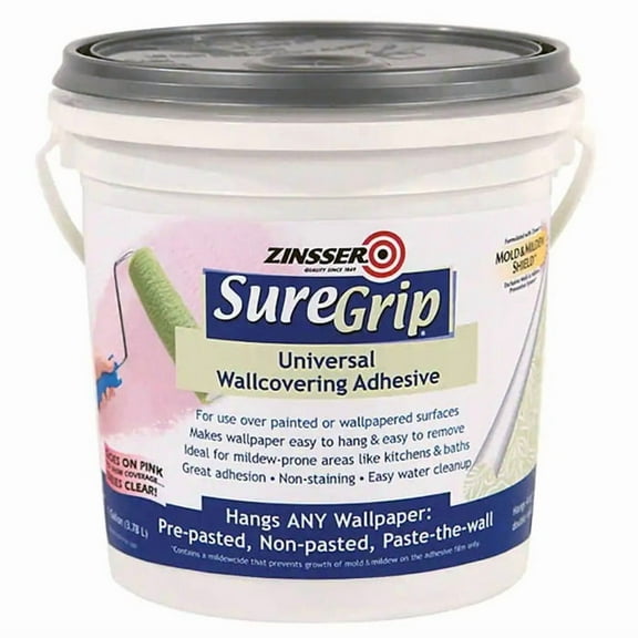 8-Pack of 1 gal Zinsser 2872 SureGrip Universal Border Adhesive