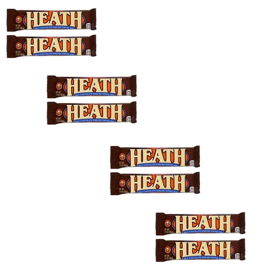 8 Pack of Heath Bar - with Milk Chocolate English Toffee | 1.4 Oz a Pack | Buy from RADYAN