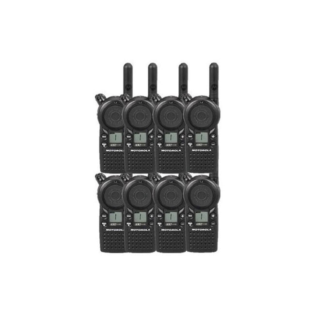 Motorola Solutions CLS1110 8-Pack Two-Way Radio Analog UHF 459.5-469.5MHz
