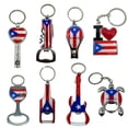 thumbnail image 1 of 8 Pack of Puerto Rico Keychain Souvenir, Charms, 6 Bottle Beer Opener, Puerto Rico Gift Bundle, Bulk Puerto Rico Bundle Set PR, 1 of 7