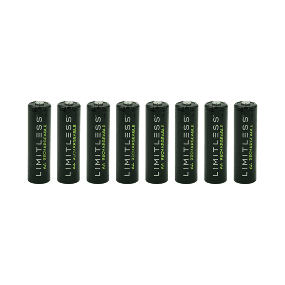 8-Pack of The Limitless Rechargeable AA Batteries (AA)