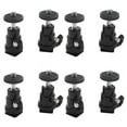 thumbnail image 1 of [8 Pack] with Hot Shoe Mount Adapter 360 Degree 1/4 Inch Small Ball Heads Swivel Micro-Ballhead, 1 of 8