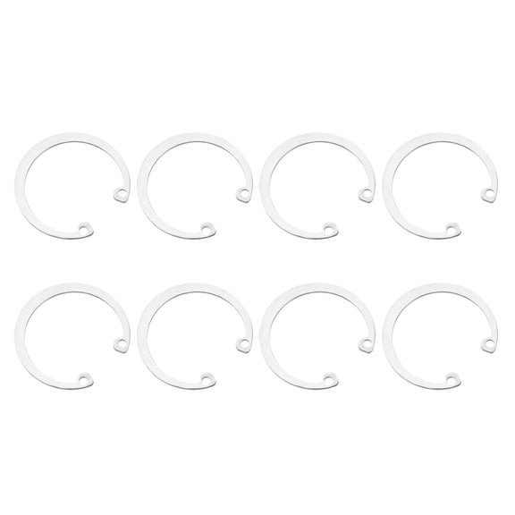 8 Pack45mm Internal Retaining Ring Circlip, Internal Circlip Snap Rings, Silver