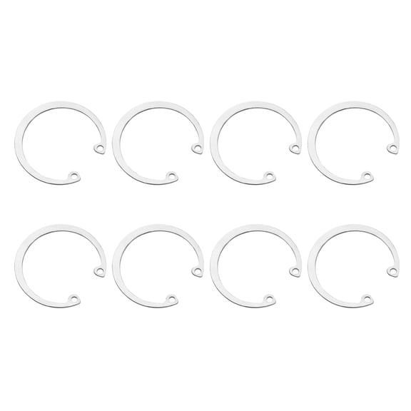 8 Pack48mm Internal Retaining Ring Circlip, Internal Circlip Snap Rings, Silver