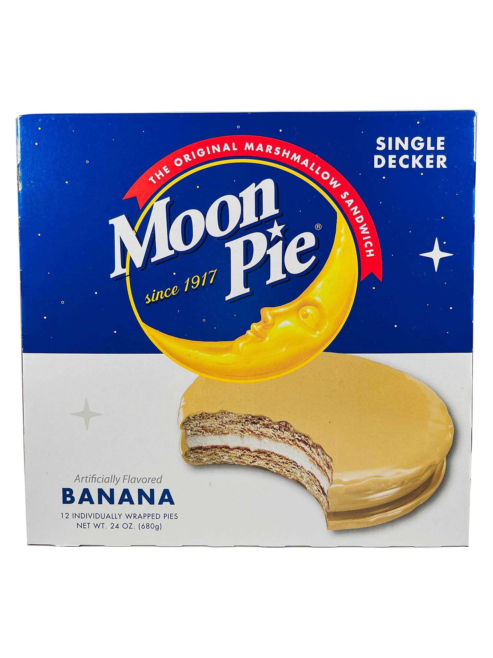 8 PackS : Original MoonPie Banana - 12 count box