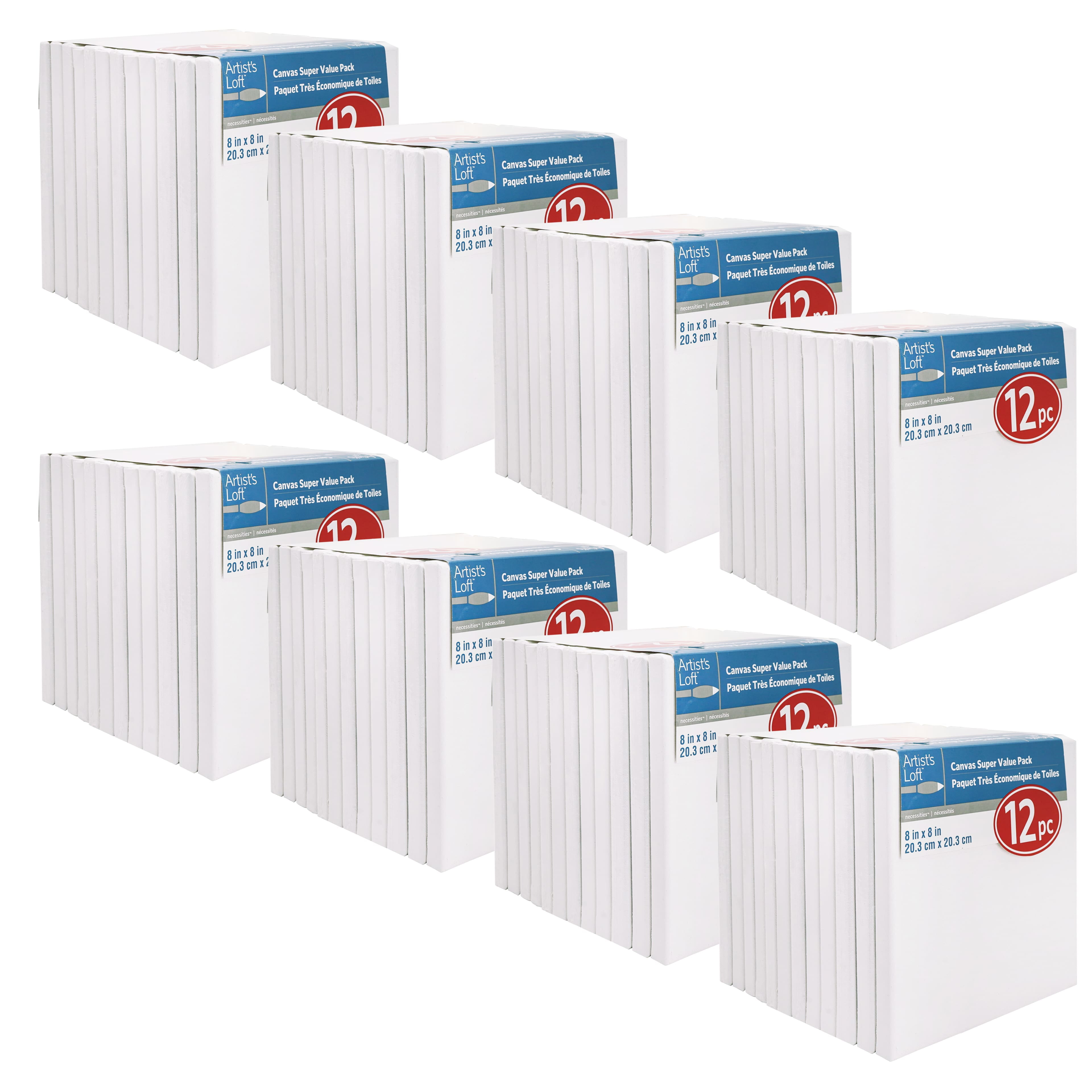 4 Packs: 3 ct. (12 Total) 18”; x 24”; Super Value Canvas Pack by Artist's  Loft® Necessities™