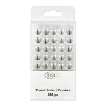 Silver Star Push Pins, 15 Pieces, Solid Metal Decorative Tacks For Cork Boards & Crafts 4 thumbnail image