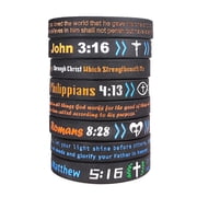 8 Packs Bible Verse Bracelets Bulk Christian Scripture Jesus Silicone Bracelet Inspirational Rubber Wristbands Philippians 4 13,John 3 16,Romans 8 28,Matthew 5 16 Bracelets Religious Gift