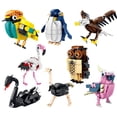 8 Packs Bird Collection Building Block Set, Creative Birthday Gift ...